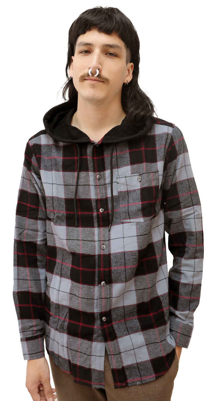 CHESTER FLANNEL HOODIE