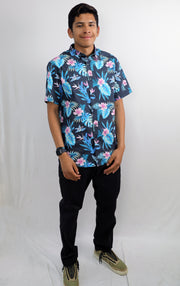 OLDEFLORAL PRINTED SS SHIRT
