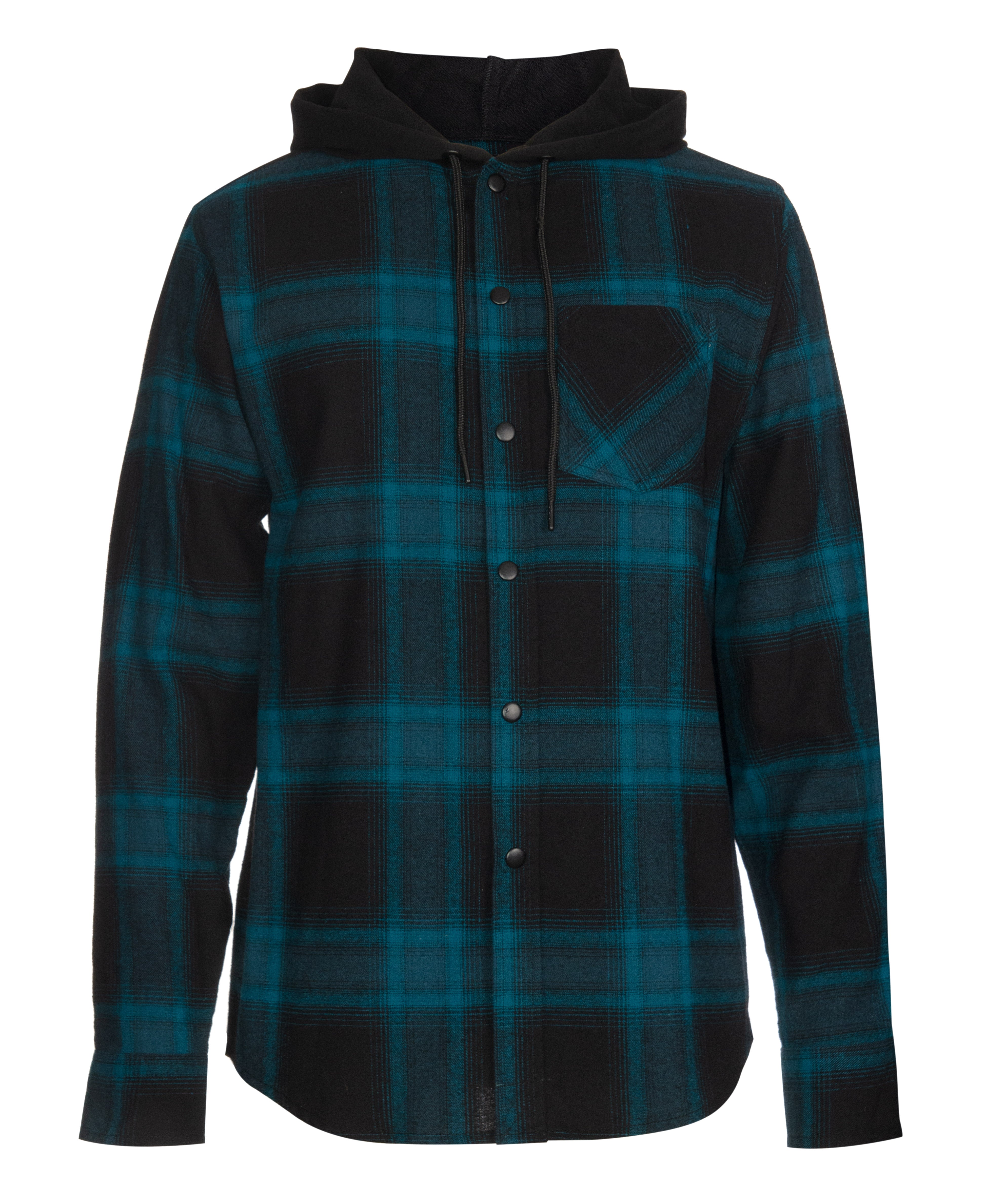 HARPE FLANNEL SHIRT HOODIE – Ocean Current